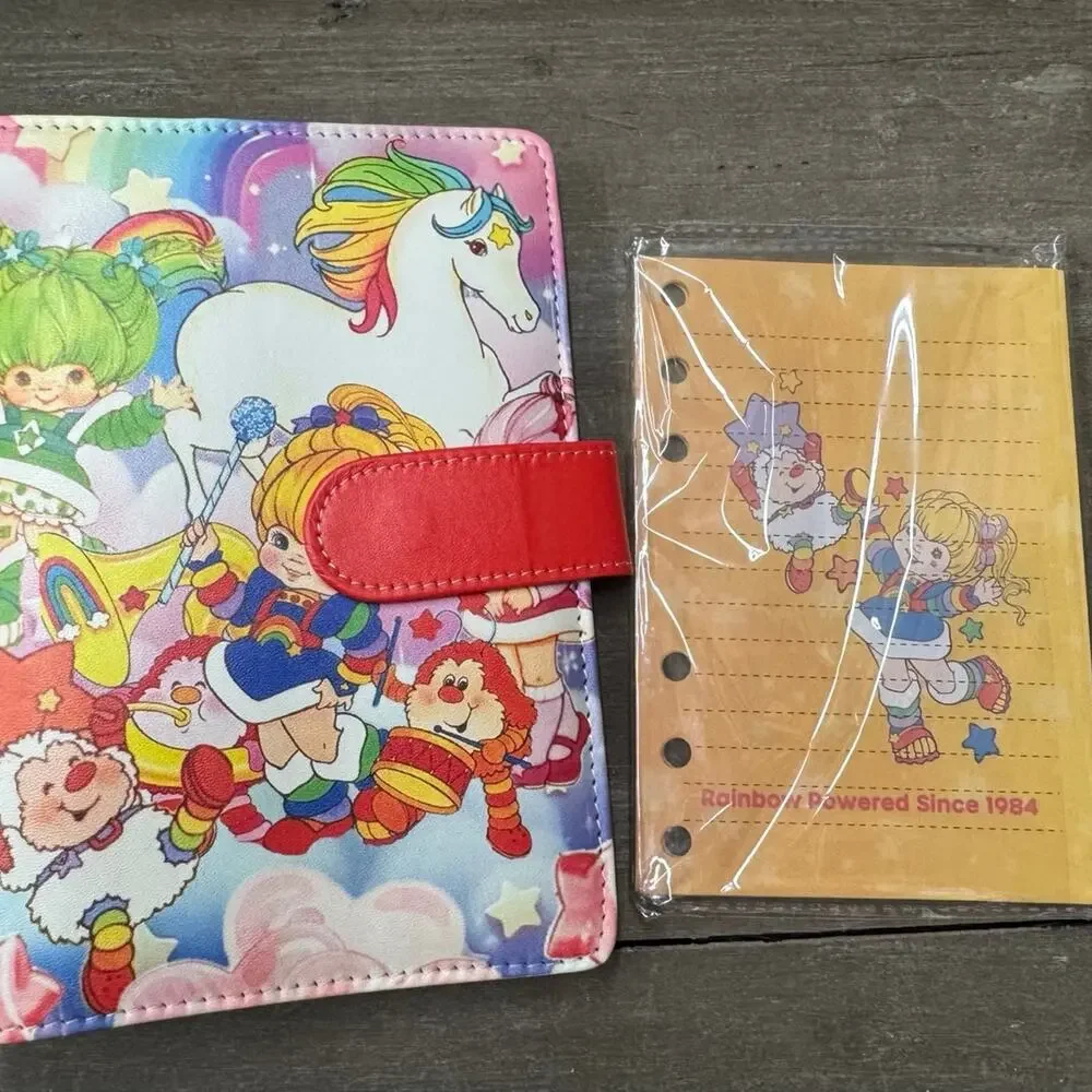 Rainbow Brite A6 6 Ring Binder & Paper